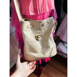 Marc By Marc Jacobs Crossbody Leather Bucket Bag Tan